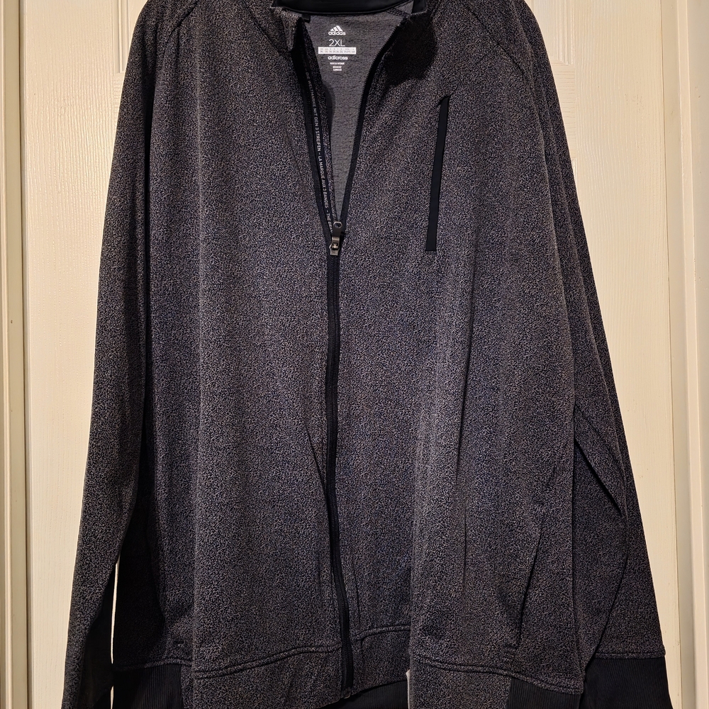 ADIDAS Golf Adicross Icon Jacket Gray Black Men's XXL